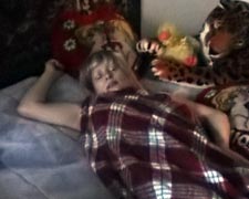 spy cam sleeping